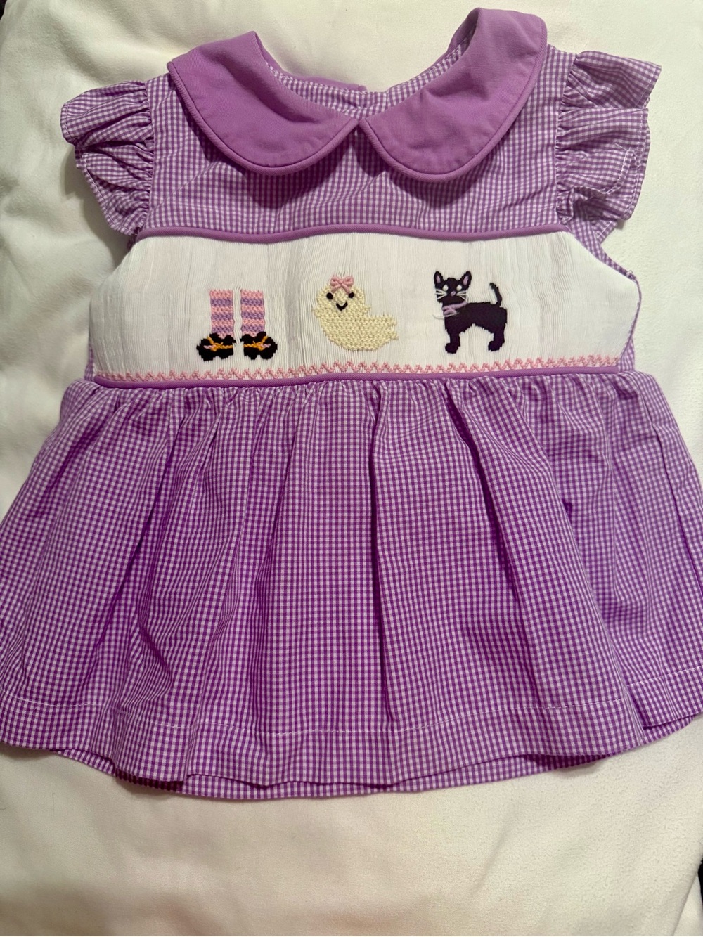 Halloween Stitchy Fish Smock Dress
